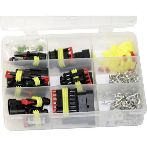 TE Connectivity Superseal Set AMP-Superseal 1.5mm Series  Rastermaß: 6 mm 30S001 1 Set