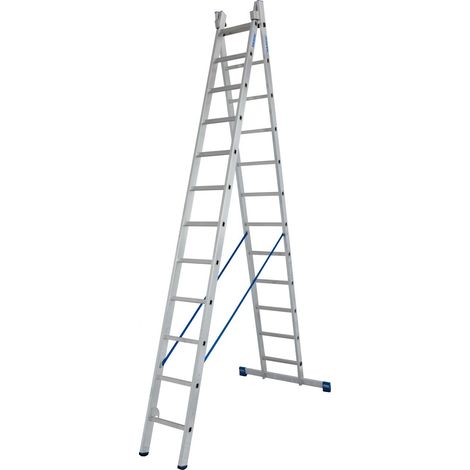 Krause Aluminium-Mehrzweckleiter STABILO 6,85 m Viel-/ Mehrzweckleiter (1/3)