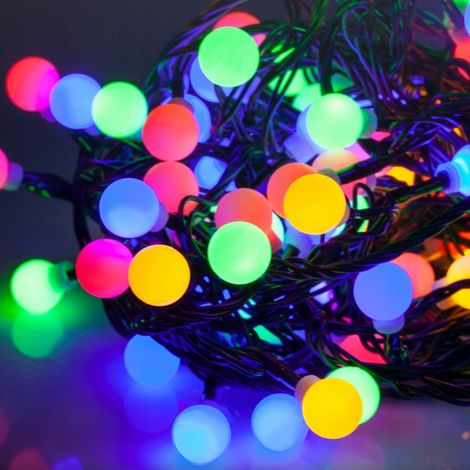 Luces LED Rebel para árboles de Navidad de exterior, 10 m, RGB (1/4)