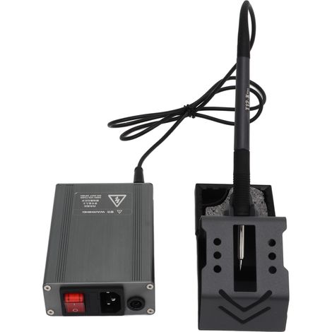 Station de soudage haute fréquence à affichage numérique, température constante antistatique, fer à souder portable pour réparation de téléphone portable, kit DIY de câblage, prise américaine 100-240V (1/5)
