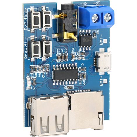 Module de décodage MP3, amplificateur de puissance sans perte, carte de décodage audio 3,7‑5,5 V (1/5)