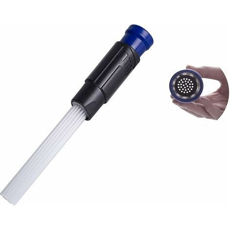 Embout Aspirateur Passe Partout, Accessoire Brosse Aspirateur, Dust Brosse Accessoires Aspirateur, Tuyaux d’aspirateur Universel pour Air Vents/Tiroirs/Voiture/Outils/Artisana (1/5)
