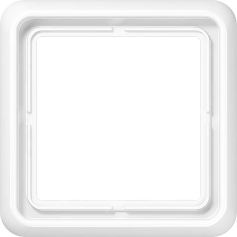 Jung Telaio 1 posto, CD 500, IP 44, termoplastico, bianco alpino, montaggio verticale e orizzontale CD 581 WU WW