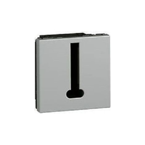 Simon 82064-33 - French Telephone Cover Matt Aluminum