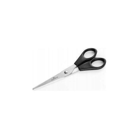 Ergonomische Scheren schwarz 17 cm Edelstahl