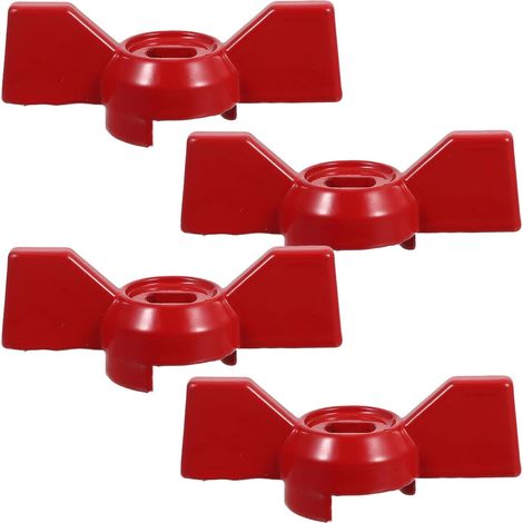 4 Pièces Poignée de Vanne de Jardin Extérieur en Alliage D'aluminium Ergonomique Résistante à L'usure pour Robinet à Bille Arrêt Extérieur (1/5)
