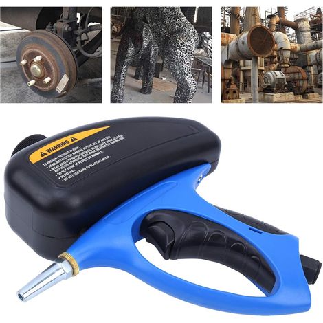Pistolet de Sablage Pneumatique Portable, 510 ml, 90 PSI, ABS, avec Connecteur Rapide, Poignée Antidérapante, 233 mm