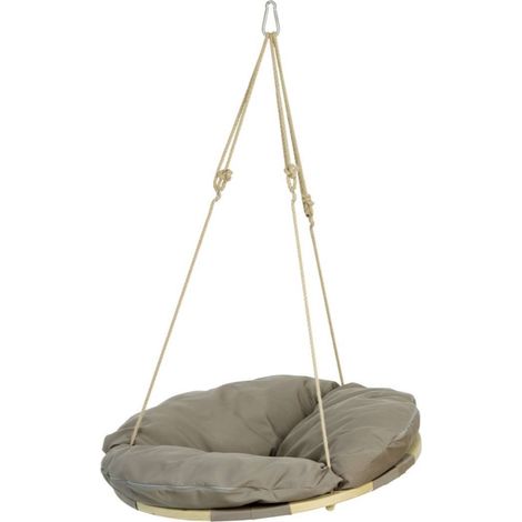 Fauteuil relax suspendu Swing NEST taupe Amazonas