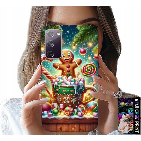Custodia per Samsung Galaxy S20 Lite - motivi natalizi a tema pan di zenzero + vetro (1/5)