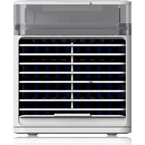 Climatiseur 4 en 1 avec refroidissement, humidification, purification, aromathérapie, 3 vitesses, 3 modes, 7 LED (1/5)