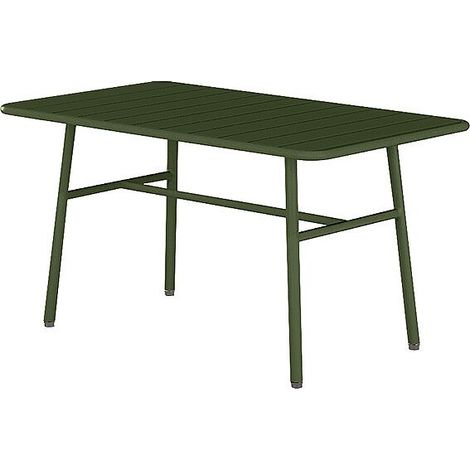 Table basse de jardin en métal - Kaki - MIRMANDE de MYLIA