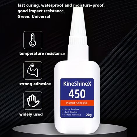 KineShineX Hochleistungs-Metallschweißklebstoff – Sofortige Haftung, schnelle Trocknung (Aushärtung in 10 Sekunden) (1/4)