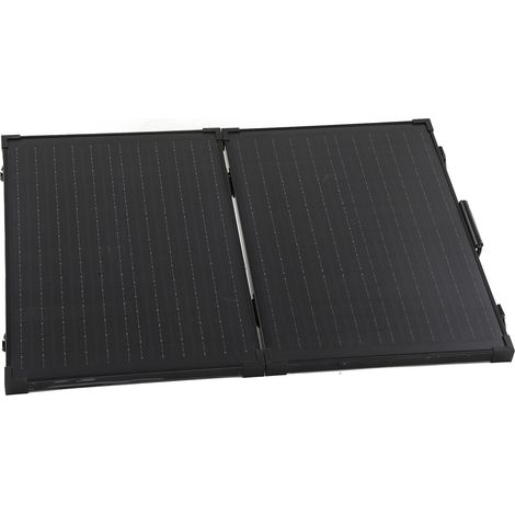 Faltbares, tragbares Solarpanel-Set mit Ständer für Camping, Wohnmobil und Outdoor-Aktivitäten, 100 W (1/5)