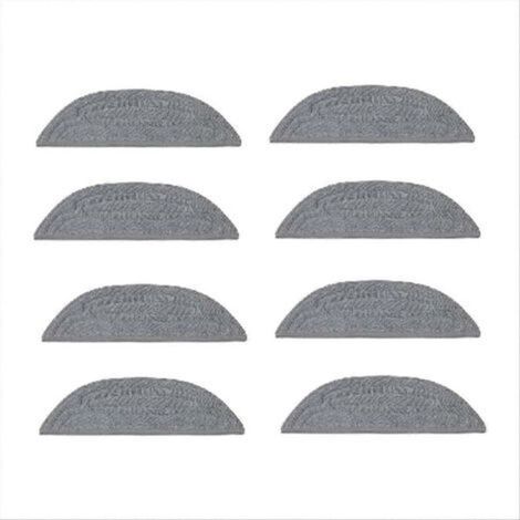 Lot de 8 chiffons de nettoypour accessoires d'aspirateur robot Roborock G20S S8 Max Ultra