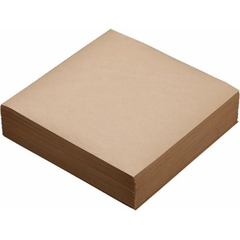 500 feuilles de papier ciré pour doublures de paniers alimentaires, feuilles de papier pour pique-nique, emballages alimentaires anti-graisse 15 x 15 cm (jaune naturel) (1/5)