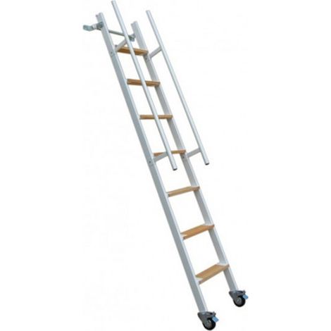 Scala acciaio - Gradini metallo - Altezza suolo a suolo 2.50m - SSPFXL-263-G-SR