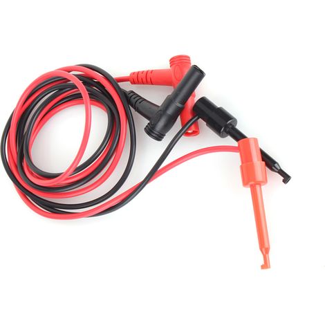 1 Paar Bananenstecker zum Testen von Hakenklemmen-Prüfspitzenkabeln für Multimeter (1/5)