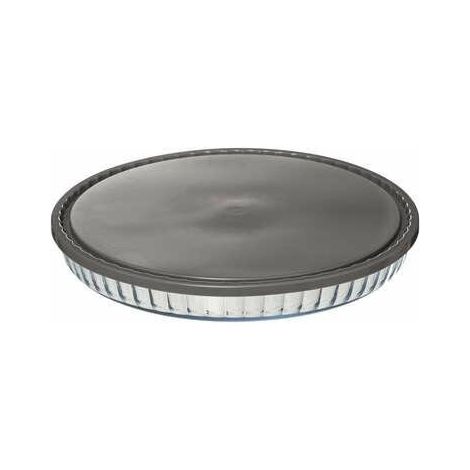 Moule à pâtisserie râpé, verre avec couvercle, Ø 30 cm (1/5)