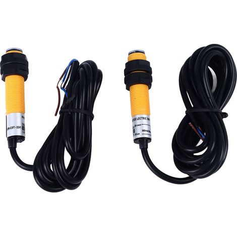 Interrupteur photoélectrique M12 PNP DC, capteur de proximité à Induction rapide normalement ouvert avec indicateur LED, 2 pièces (1/5)