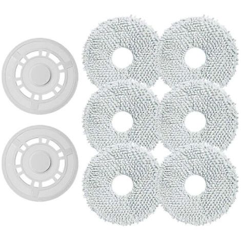 Pièces détachées pour aspirateur robot Xiaomi Mijia B101CN/Dreame S10 S10 Pro : lingettes lavables, supports de nettoyage