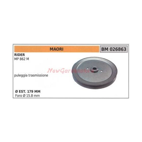 Puleggia per rasaerba tosaerba tagliaerba rider MP 862M MAORI 026863
