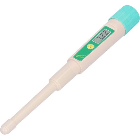 pH-Tester PH-03(II)L 0,00–14,00 pH, IP65 wasserdicht, hochpräzise, tragbarer Stift für Aquarium, Schwimmbad und Aquakultur (1/5)