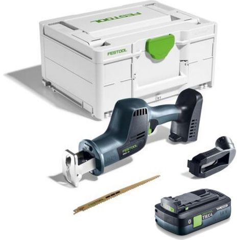 FESTOOL Akku-Säbelsäge ERSC 18 EB-Basic + Akkupack BP 18 TBX 4 C-ASI - 578691A (1/4)