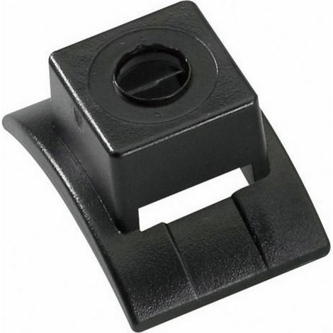 HellermannTyton LKC-N66-BK-C1 Embase de fixation vissable 151-27010 noir 1 pc(s)