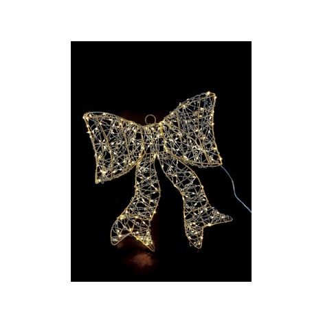 Ad Trend Fiocco Natalizio con 200 led Interno/Esterno 32x39,5 Cm Luce Calda (1/3)