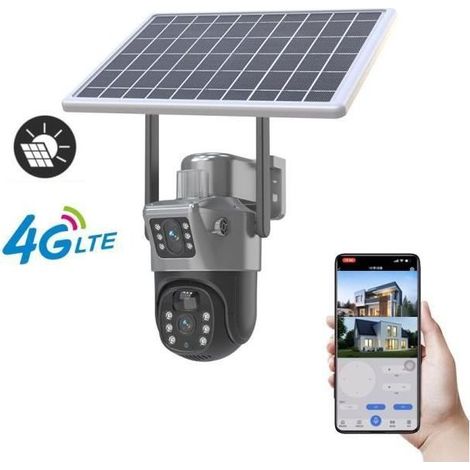 camera-de-surveillance-exterieur-batterie-solaire-sans-fil-prumya-4g-5mp-ip-surveillance-etanche-ip65-batterie-10400mah-209585313 (1/4)