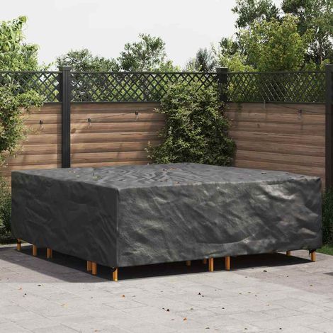 Outdoor Furniture Cover Black 235 x 235 x 70 cm 210D vidaXL