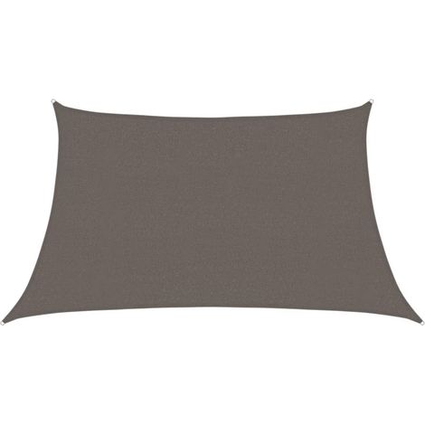 Maison Exclusive - Sonnensegel 160 g/m² Anthrazit 3/4x2 m HDPE