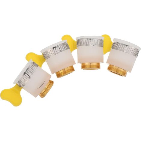 Robinet en Plastique et Métal, Lot de 4 Pièces Polyvalent (1/5)