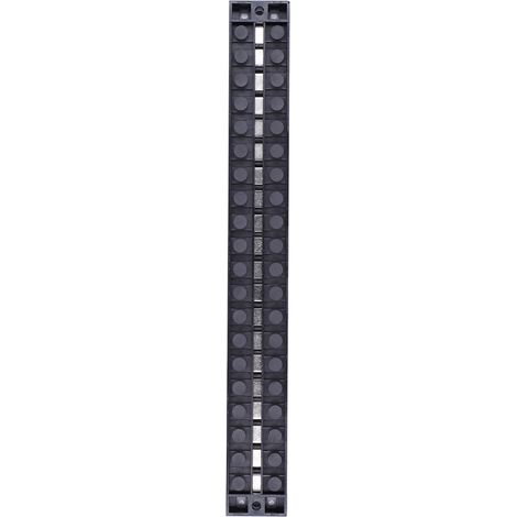 Lot de 15 borniers TB-2520 20 voies double rangée 600V 25A à vis pour coffret électrique ABS laiton (1/5)