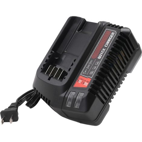Chargeur de batterie CMCB104 pour batterie lithium Craftsman V12/V20 (compatible CMCB204, CMCB202, CMCB201, CMCB209, CMCB205, CMCB102), prise américaine. (1/5)