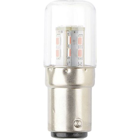 TRU COMPONENTS TC-13776156 Luce di segnalazione a LED Rosso BA15d 12 V/DC, 24 V/DC 200 lm