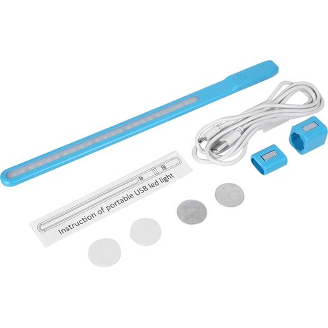 Lampe de bureau LED multifonction portable USB pour la lecture et le travail, avec éclairage bleu. (1/5)