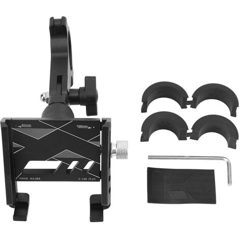 Support de téléphone pour vélo en alliage d'aluminium SIKW, réglable à 360°, accessoire cycliste pratique (1/5)