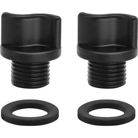 2 Pièces Bouchon de Vidange Pompe Piscine avec Joints Toriques, Accessoires Remplacement Filtre à Sable et Purge, Bouchon Sonde et Raccord Universel pour Système Nettoyage Piscine (1/5)
