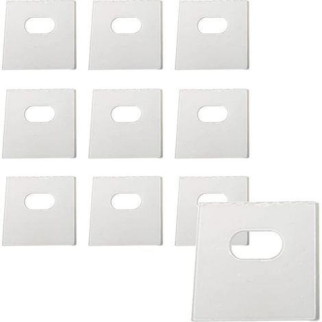Clips de suspension pour rideaux de 3 cm, clips, crochets verticaux pour stores vénitiens, clips de remplacement et de réparation, clips de réparation pour rideaux (10 pièces) (1/5)
