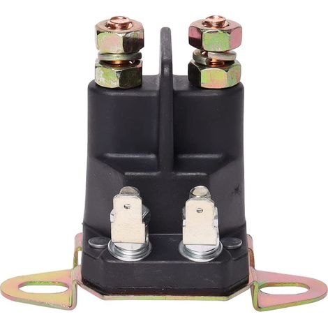 1Pcs Solénoïde, solénoïde de démarrage universel 3 pôles 12V pour MTD 109946 146154 1753539 AM138497 accessoires de tondeuse à gazon solénoïde de démarrage, 33-334