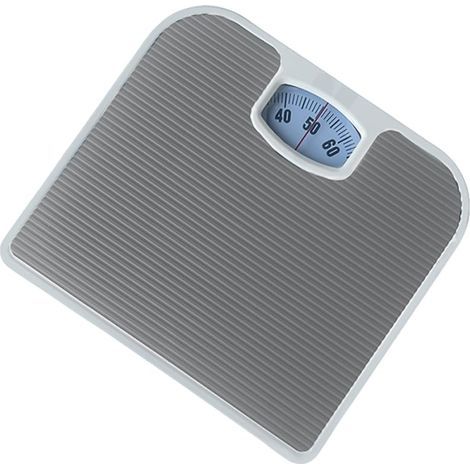1 Pèse-personne mécanique, Affichage cadran, Coussinet antidérapant, Plastique ABS, 130 kg, Maison (1/5)