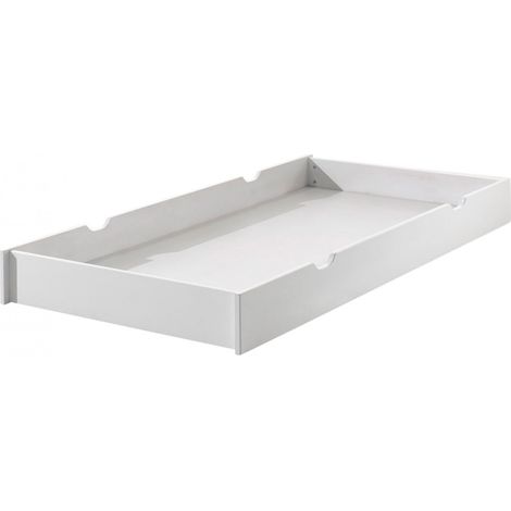 GASTON - Tiroir pour Lit 90x200cm Laqué Blanc (1/2)