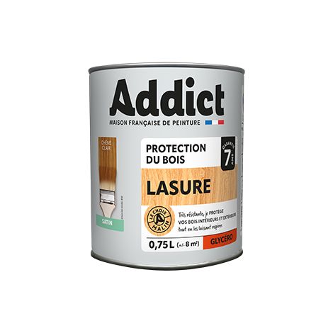 Addict Lasure Glycéro 0,75 Liter Hell Eiche - Addict