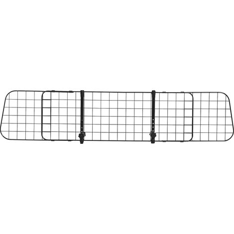 Barrière de sécurité pour chien en voiture, barrière universelle réglable, 91-152 x 30 cm, noire