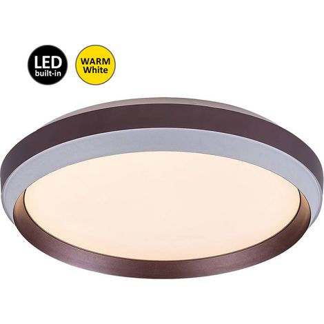 Plafoniera LED Rabalux Fontana tonda 39cm 24W bronzo (1/5)