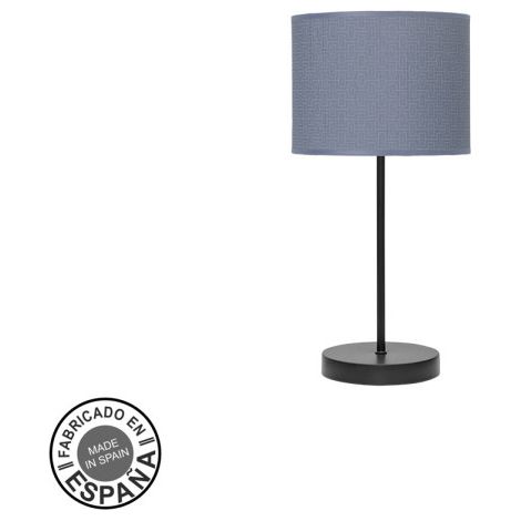 Lampada da tavolo Fashion 1xe14 Nero/blu 42x17x17cm