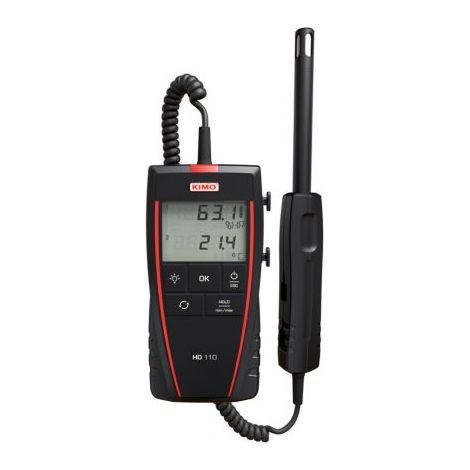 Thermomètre hygromètre KIMO, -20 +70°C max., 5 95%HR max. ( Prix pour 1 )