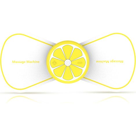Tragbares, multifunktionales Nackenmassagegerät, Mini-Nackenmassagegerät für Rücken, Schultern, Nacken und Körper – Zitrone – AquaForge (1/5)