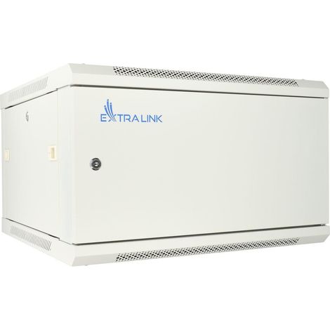 Extralink Armario mural rack 19 pulgadas 6U gris